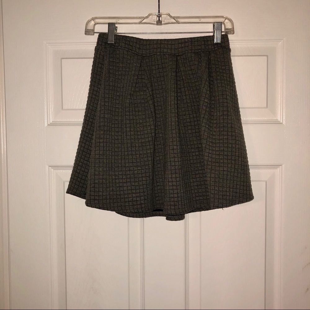 Gray Skater style Skirt